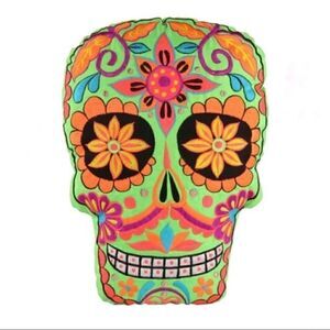 𝅺nwt Karma Living Dia De Los Muertos Psycho pillow